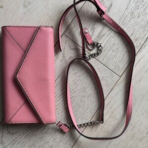 Rebecca Minkoff Pink Crossbody Wallet
